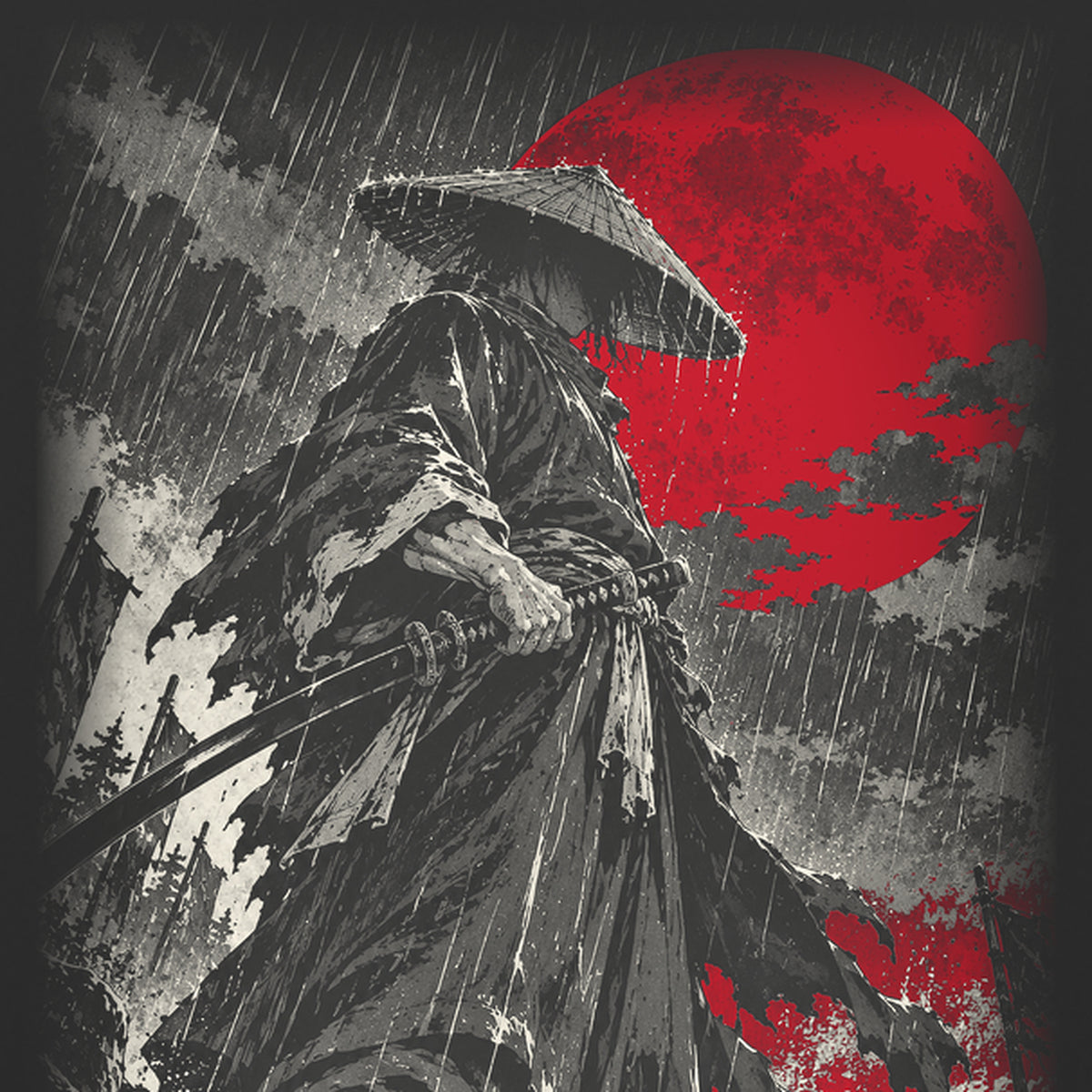 RL03 雨 Ame — Oversized Tee