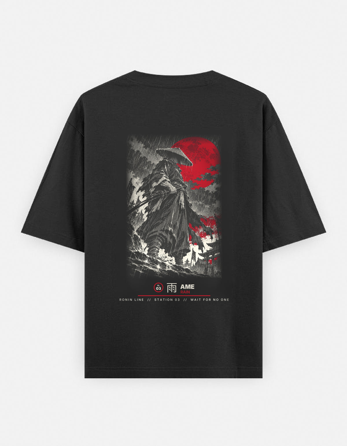 RL03 雨 Ame — Oversized Tee