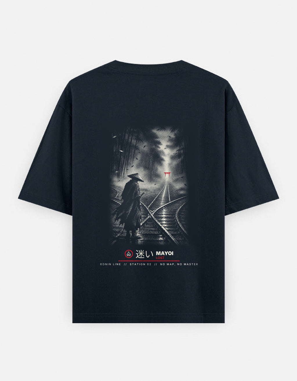 RL02 迷い Lost — Oversized Tee