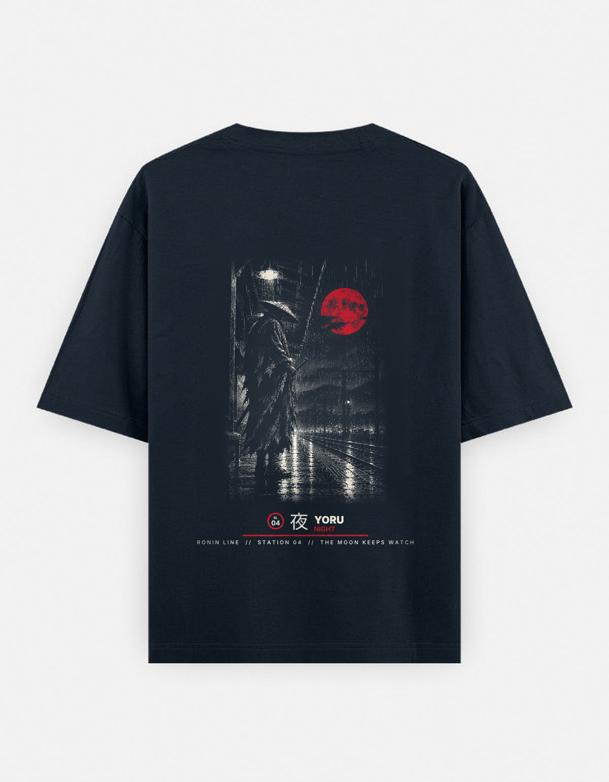 RL04 夜 Night — Oversized Tee