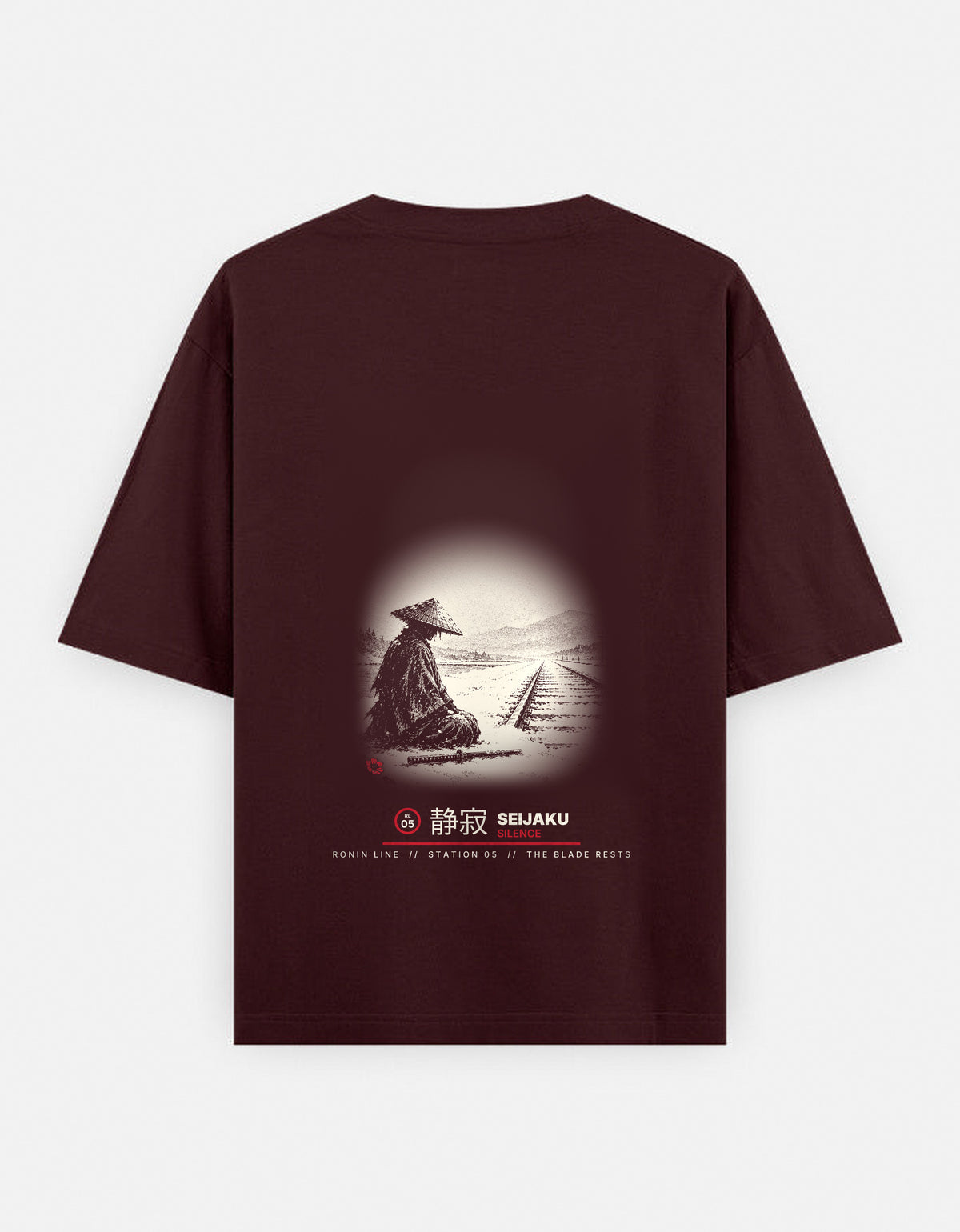 RL05 静寂 Silence — Oversized Tee