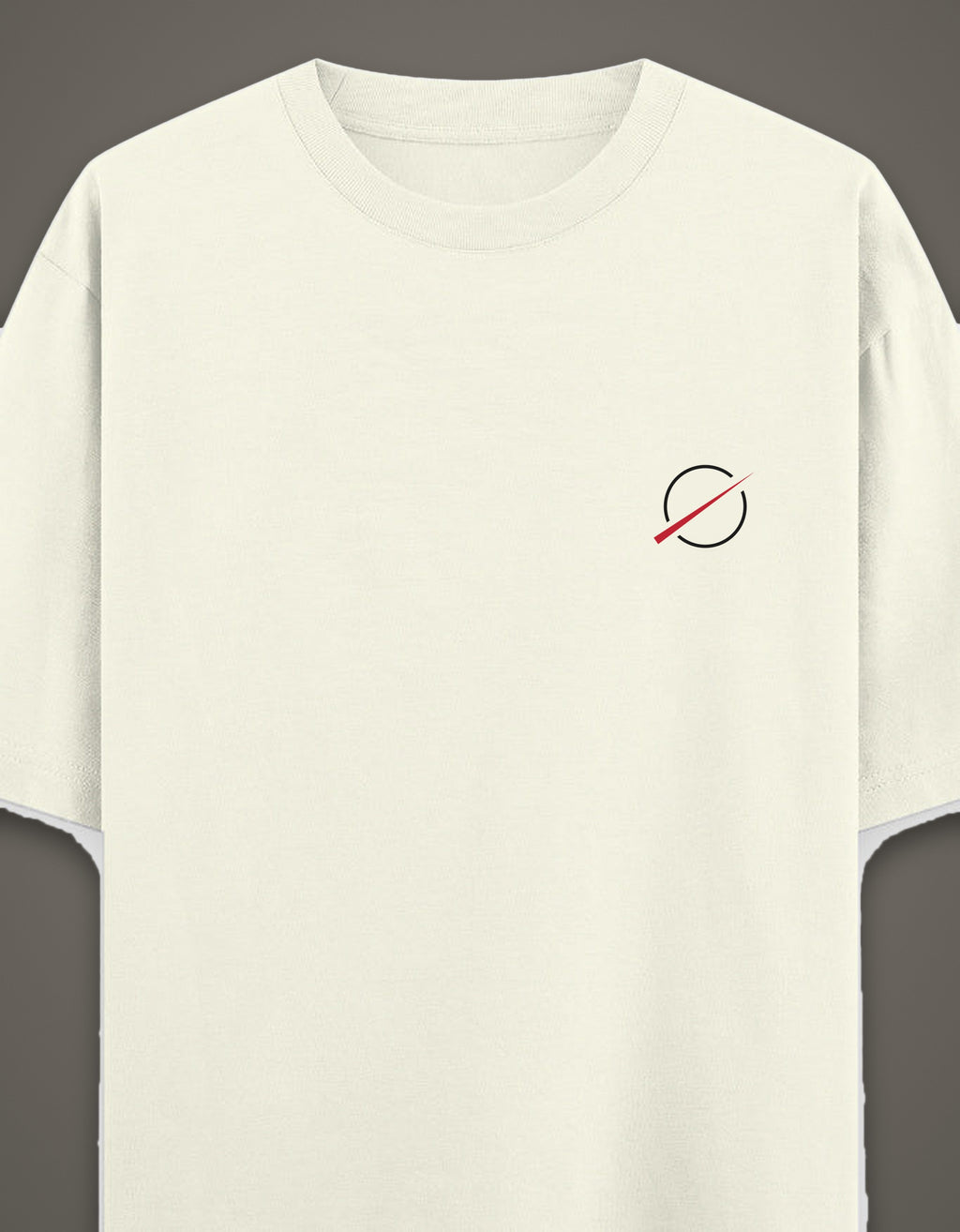 RL07 孤独 Solitude — Oversized Tee · White