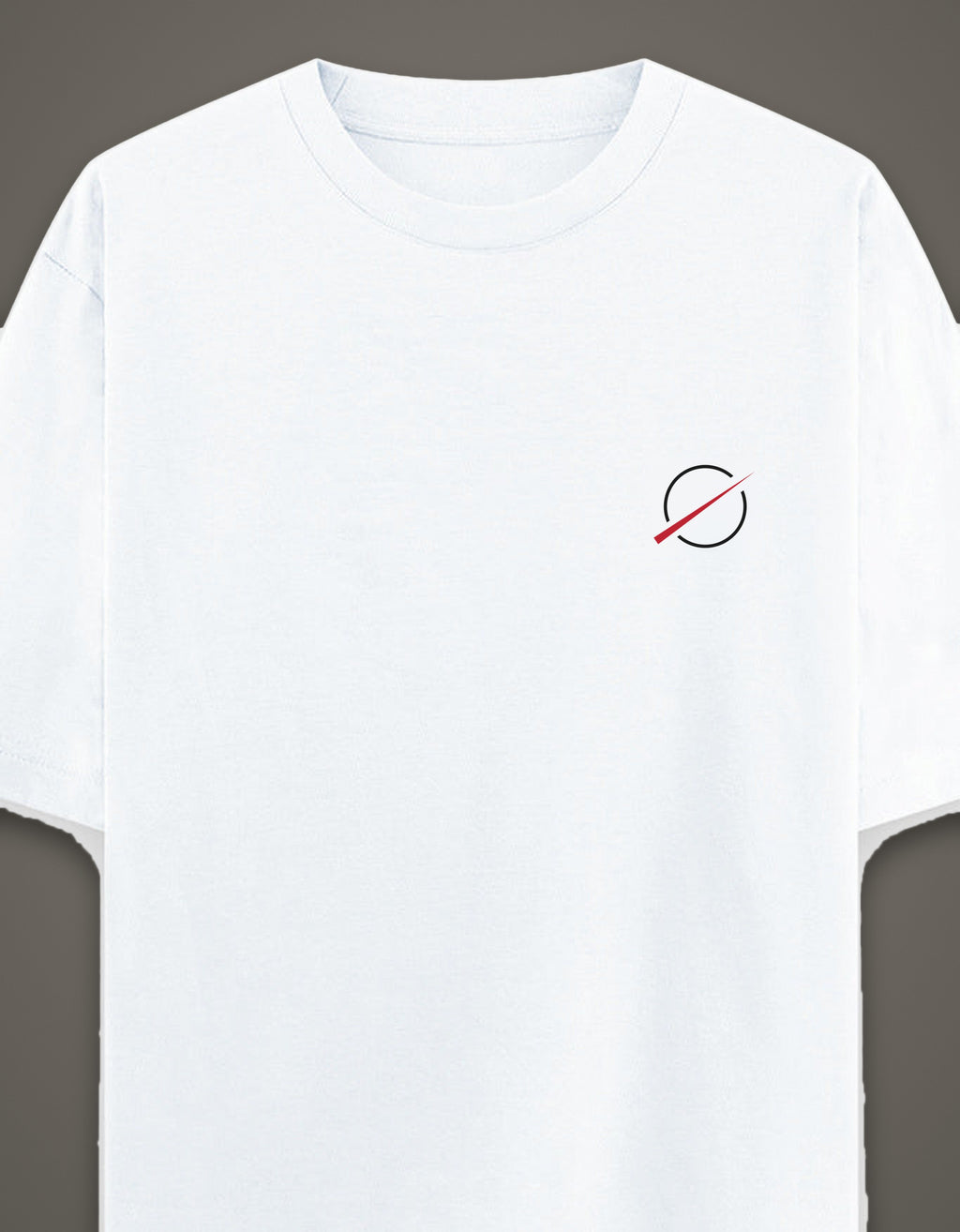 RL07 孤独 Solitude — Oversized Tee · White